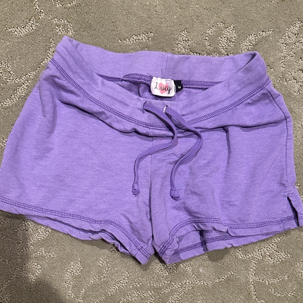 Lucy Lavender Casual Shorts